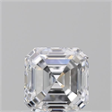 Natural Diamond 0.90 Carats, Asscher with  Cut, D Color, VS1 Clarity and Certified by GIA