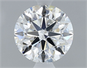 Diamante Natural 0.70 quilates, Redondo , Color D, claridad VVS2 y certificado GIA