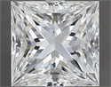 Natural Diamond 3.01 Carats, Princess with  Cut, I Color, VVS1 Clarity and Certified by GIA