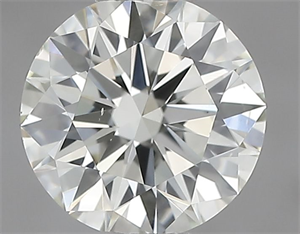 Picture of Natural Diamond 0.59 Carats, Round with Excellent Cut, K Color, SI1 Clarity and Certified by IGI