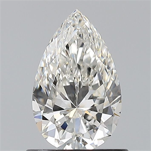 Picture of Natural Diamond 0.80 Carats, Pear with  Cut, H Color, VVS2 Clarity and Certified by GIA