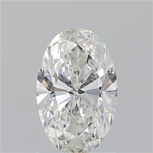 Picture of Natural Diamond 1.22 Carats, Oval with  Cut, H Color, SI2 Clarity and Certified by GIA
