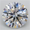 Del inventario de diamantes de laboratorio, 2.04 quilates, Redondo , Color E, claridad VS1 y certificado IGI