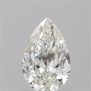 Picture of Natural Diamond 0.70 Carats, Pear with  Cut, J Color, SI1 Clarity and Certified by GIA