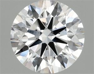 Picture of Lab Grown Diamond 2.00 Carats, Round with Ideal Cut, D Color, VS2 Clarity and Certified by IGI