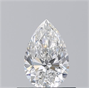 Natural Diamond 0.56 Carats, Pear with  Cut, F Color, VS2 Clarity and Certified by GIA