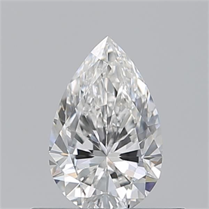 Picture of Natural Diamond 0.50 Carats, Pear with  Cut, F Color, VS1 Clarity and Certified by GIA