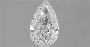 Picture of Natural Diamond 1.00 Carats, Pear with  Cut, F Color, SI2 Clarity and Certified by GIA