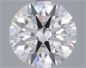 Del inventario de diamantes de laboratorio, 3.07 quilates, Redondo , Color D, claridad VVS2 y certificado IGI