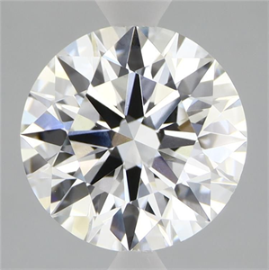 Picture of Lab Grown Diamond 3.08 Carats, Round with Ideal Cut, E Color, VVS2 Clarity and Certified by IGI