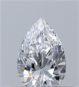 Diamante Natural 0.30 quilates, De pera , Color D, claridad VS1 y certificado GIA