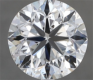 Foto Diamante Natural 2.00 quilates, Redondo , Color F, claridad SI2 y certificado GIA de