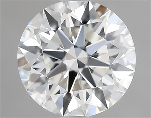 Picture of Natural Diamond 2.01 Carats, Round with Excellent Cut, H Color, VS1 Clarity and Certified by GIA