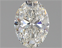 Natural Diamond 1.30 Carats, Oval with  Cut, G Color, VS2 Clarity and Certified by GIA
