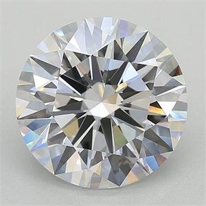 Picture of Lab Grown Diamond 5.55 Carats, Round with Ideal Cut, E Color, VVS1 Clarity and Certified by IGI