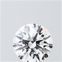 Lab Grown Diamond 1.04 Carats, Round with Ideal Cut, D Color, VS1 Clarity and Certified by IGI