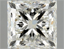 Natural Diamond 1.50 Carats, Princess with  Cut, J Color, SI1 Clarity and Certified by GIA
