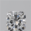 Natural Diamond 0.53 Carats, Cushion with  Cut, G Color, VVS2 Clarity and Certified by GIA