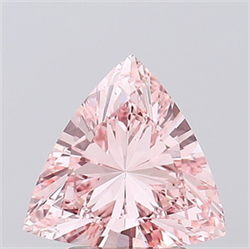Picture of Lab Grown Diamond 2.00 Carats, TRIANGULAR with  Cut, Fancy Intense Pink Color, VS1 Clarity and Certified by IGI