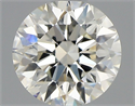 Diamante Natural 0.76 quilates, Redondo , Color I, claridad VVS1 y certificado GIA