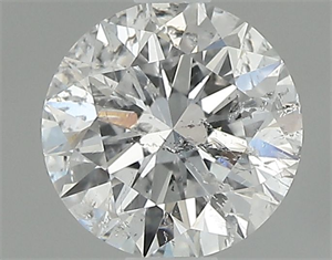 Picture of Natural Diamond 0.71 Carats, Round with Excellent Cut, E Color, I1 Clarity and Certified by IGI