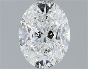 Foto Diamante Natural 1.50 quilates, Ovalado , Color F, claridad SI2 y certificado IGI de