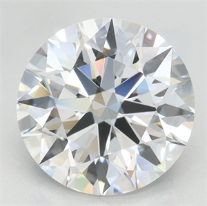 Picture of Lab Grown Diamond 3.19 Carats, Round with Excellent Cut, D Color, VVS1 Clarity and Certified by GIA