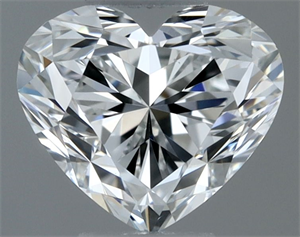 Picture of Natural Diamond 0.50 Carats, Heart with  Cut, G Color, VS1 Clarity and Certified by GIA