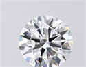 Lab Grown Diamond 1.03 Carats, Round with Ideal Cut, D Color, VVS2 Clarity and Certified by IGI