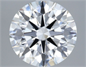 Lab Grown Diamond 3.03 Carats, Round with Ideal Cut, D Color, VVS1 Clarity and Certified by IGI