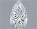 Natural Diamond 0.70 Carats, Pear with  Cut, E Color, VS2 Clarity and Certified by GIA