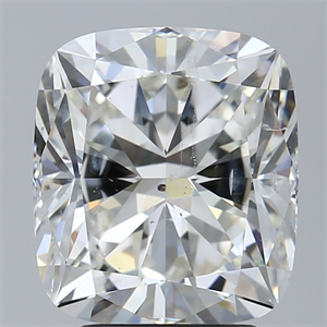 Foto Diamante Natural 3.21 quilates, Del cojín , Color I, claridad SI2 y certificado GIA de