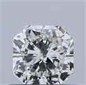 Natural Diamond 0.50 Carats, Radiant with  Cut, J Color, SI1 Clarity and Certified by GIA