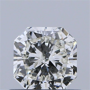 Picture of Natural Diamond 0.50 Carats, Radiant with  Cut, J Color, SI1 Clarity and Certified by GIA