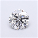 Lab Grown Diamond 1.30 Carats, Round with Ideal Cut, E Color, VS1 Clarity and Certified by IGI