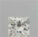 Natural Diamond 1.51 Carats, Princess with  Cut, J Color, VS2 Clarity and Certified by GIA