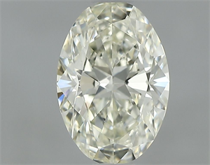 Picture of Natural Diamond 0.72 Carats, Oval with  Cut, K Color, VVS1 Clarity and Certified by IGI