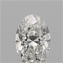 Natural Diamond 0.19 Carats, Oval with  Cut, G Color, SI1 Clarity and Certified by GIA