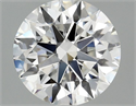 Del inventario de diamantes de laboratorio, 2.10 quilates, Redondo , Color F, claridad VVS2 y certificado IGI