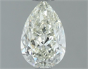 Natural Diamond 0.80 Carats, Pear with  Cut, J Color, SI2 Clarity and Certified by IGI