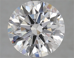 Picture of Lab Grown Diamond 5.03 Carats, Round with Ideal Cut, D Color, FL Clarity and Certified by IGI