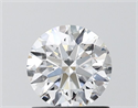 Del inventario de diamantes de laboratorio, 1.01 quilates, Redondo , Color E, claridad VVS2 y certificado IGI