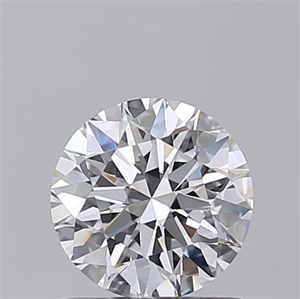 Picture of Lab Grown Diamond 1.02 Carats, Round with Ideal Cut, D Color, VVS2 Clarity and Certified by IGI