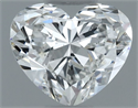Natural Diamond 0.61 Carats, Heart with  Cut, G Color, SI1 Clarity and Certified by GIA