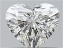 Natural Diamond 0.50 Carats, Heart with  Cut, I Color, VS1 Clarity and Certified by IGI