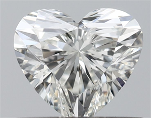 Picture of Natural Diamond 0.50 Carats, Heart with  Cut, I Color, VS1 Clarity and Certified by IGI