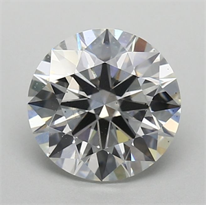 Picture of Lab Grown Diamond 1.37 Carats, Round with Ideal Cut, G Color, VS2 Clarity and Certified by IGI