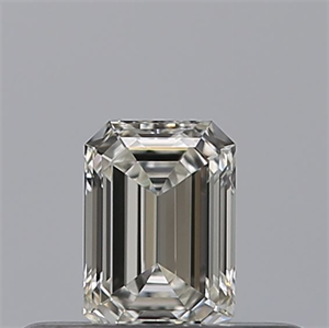 Picture of Natural Diamond 0.23 Carats, Emerald with  Cut, H Color, VVS1 Clarity and Certified by GIA