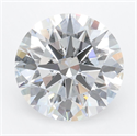 Lab Grown Diamond 2.40 Carats, Round with Ideal Cut, D Color, IF Clarity and Certified by IGI