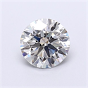 Lab Grown Diamond 1.52 Carats, Round with Ideal Cut, G Color, SI1 Clarity and Certified by IGI